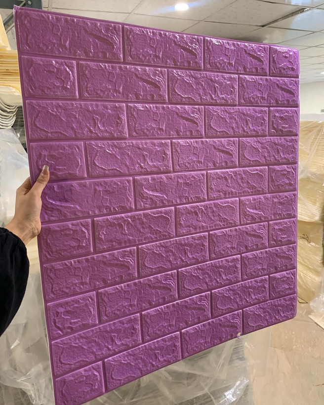 دیوارپوش فومی اجر بنفش